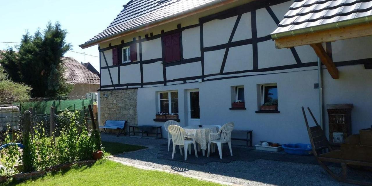 Gite Les Sabots De Paille, Alsace Haut-Rhin Ballesdorf Exterior photo